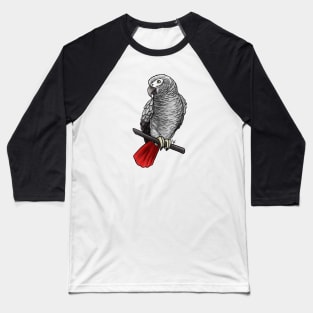 Bird - African Grey Parrot Baseball T-Shirt